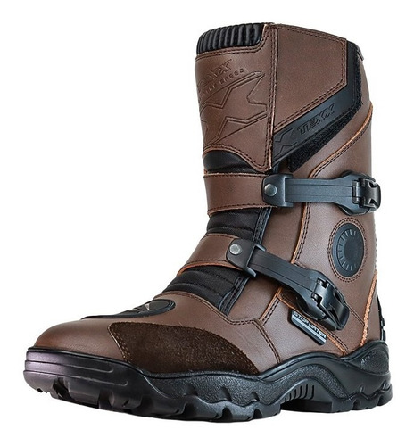 Bota Texx Adventure V2 Moto Masculina Impermeável Big Trail