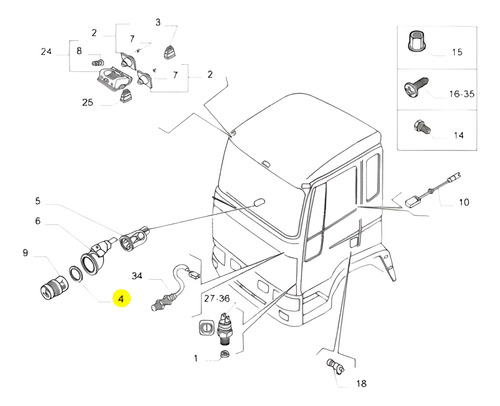 Anel De Vedação Do Acendedo Borracha Original Iveco 17279180 Preto