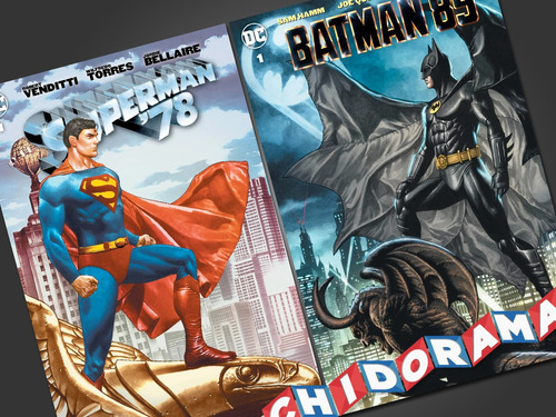 Comic Set - Superman '78 Batman '89 Suayan Keaton Reeves