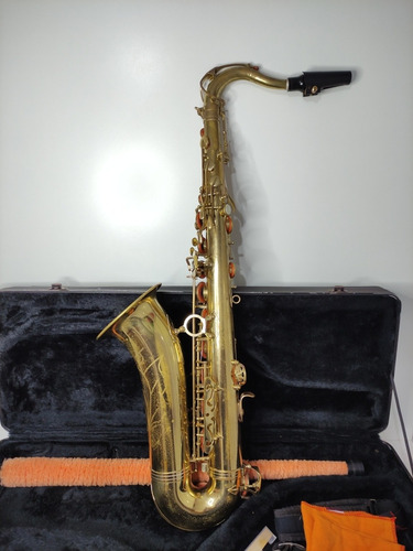 Imagem 3 de 7 de Saxofone Sib Tenor Baldasare Dourado Completo