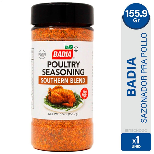 Imagen 1 de 7 de Sazonador Para Pollo Badia - Condimento S/ Tacc Kosher