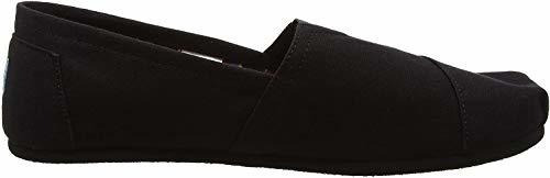 Slip-on De Lona Clásico Para Hombre Toms, Negro /negro - 9 D