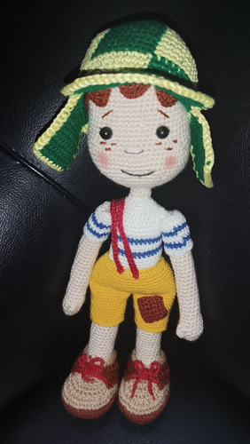 Muñeco Chavo Del 8 Tejido Amigurumi 