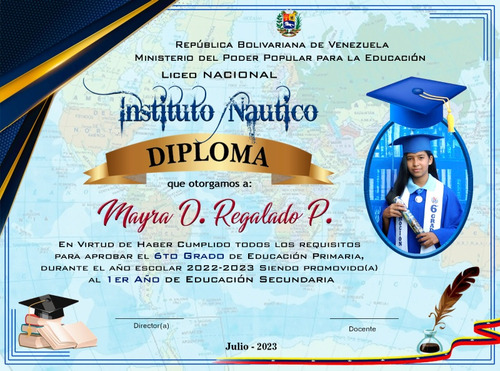 Diplomas Para Sexto Grado, Graduación 