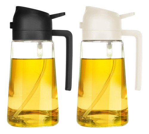 2 In 1 Glass Oil Sprayer Dispenser (2 Pcs)