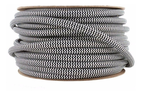 Imagen 5 de 7 de Cable Textil X 20 Metros Para Lampara Colgante Vintage Retro
