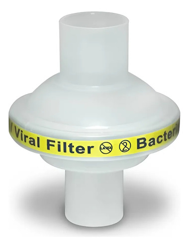 Filtro Bacterial - Viral Para Ventilador/circuito - 100 Pzs
