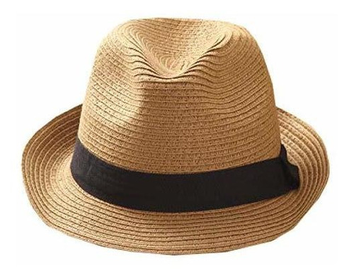 Moda Fedora Sombreros De Paja Para Mujer Hombre Vacaciones P