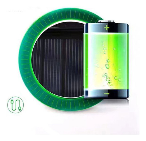 . Ventilador De Mano Recargable, Carga Solar, Refrigeración