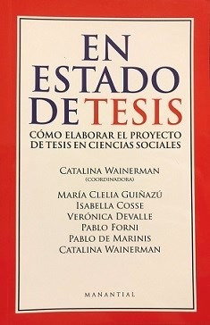 Libro En Estado De Tesis .como Elaborar El Proyecto De Tesis