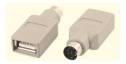 Convertidor Adaptador Ps2 Macho A Usb Hembra Pack De 2 Unid