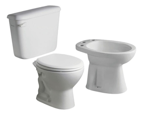 Combo Andina Ino. Corto Deposito Bidet 3a Asiento - Frrm