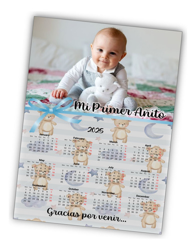 Souvenirs De Calendario Con Foto Y Iman X 40unid, 19x14 Cm