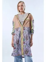 Comprar Campera Piloto Ginebra Ryan Nylon Largo Estampado Astral