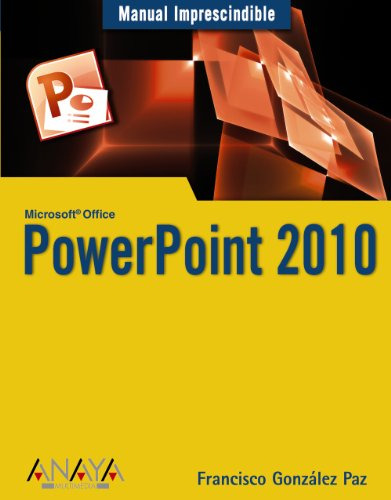 Libro Powerpoint 2010 Manual Imprescindible Microsoft Office
