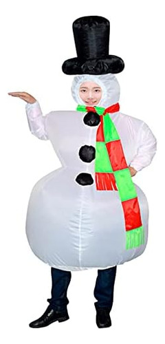 Disfraz De Muñeco De Nieve Inflable Arokibui, Disfraces Dive