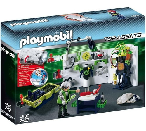 Playmobil Laboratorio Robo Gángster - Serie Top Agents