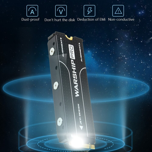 Imagem 8 de 8 de Dissipador De Calor Ssd M.2 2280 Pcie Nvme Compativel C/ Ps5