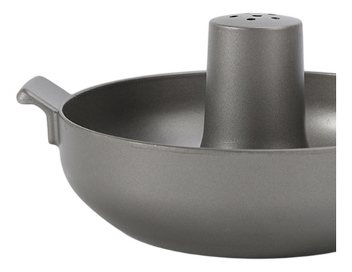 Beijing Cordero Hotpot Aluminio Sopa Tradicional Olla Gris