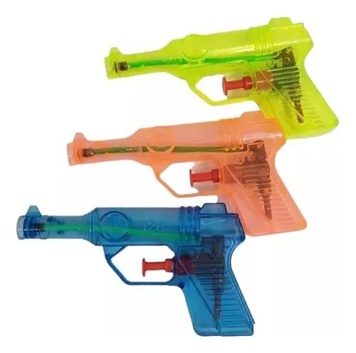 Pack De 6 Pistolas Mini De Agua Diferentes Colores