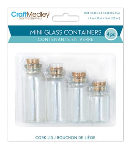 Frasquitos De Vidrio / Mini Glass Containers
