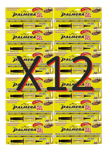 12 Palmera  Gel - Distribuidor Autorizado Con Envio