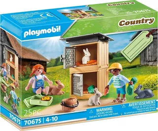 Playmobil 70675 Alimentando A Los Conejos