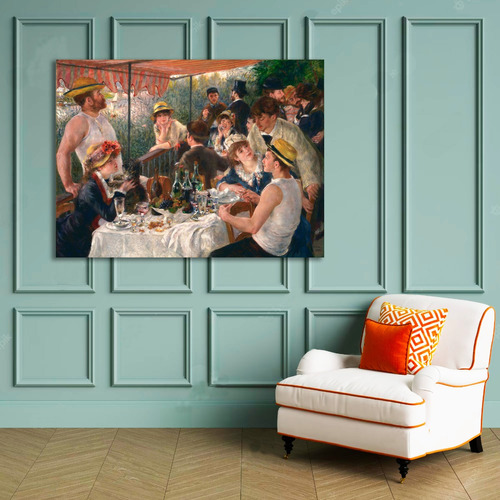 Cuadro Decorativo Renoir El Almuerzo De Los Remeros 85 60