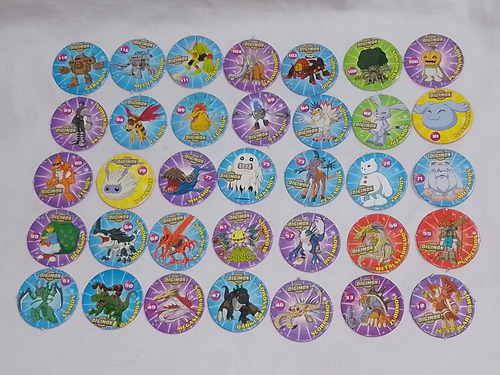 Tazos Digimon De Cartón Colección Precio X Unidad 