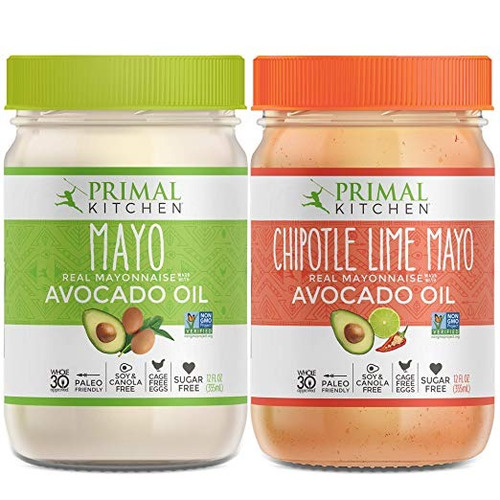 Primal Cocina Aceite De Aguacate Mayo Variety Pack-incluye 1