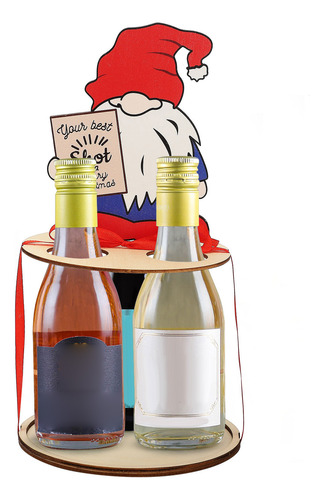 Santa Mini Xmas Wine Bottle Holder