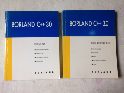 Borland C++ Version 3.0 - Tools & Utilities - Programmer's