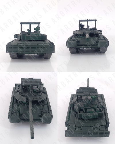 T-80 Bvm Escala 1/72 Arbatrus Verde Oscuro