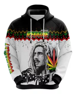 Blusa | Jaqueta | Casaco Bob Marley Reggae Rastafari Jamaica