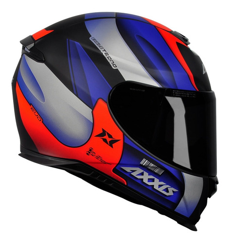 Imagem 7 de 8 de Capacete Moto Axxis Eagle Preto Fosco Lançamento