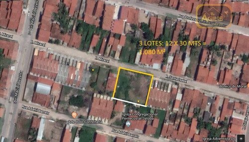 Imagem 3 de 7 de Terreno À Venda, 1080 M² Por R$ 170.000,00 - Siqueira - Fortaleza/ce - Te0048