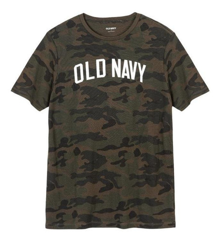 Polera Hombre Old Navy Camuflaje Verde