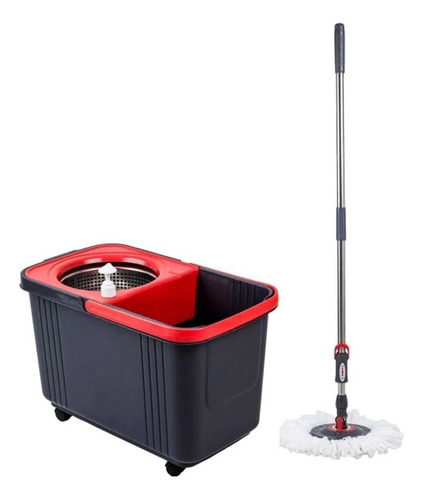 Mop Bettanin giratório cesto inox c/rodinhas superPRO