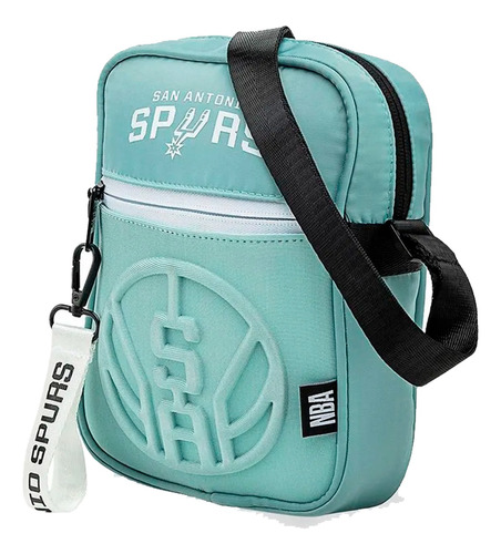 Morral Bandolera Nba Oficial Importada Equipos + Llavero