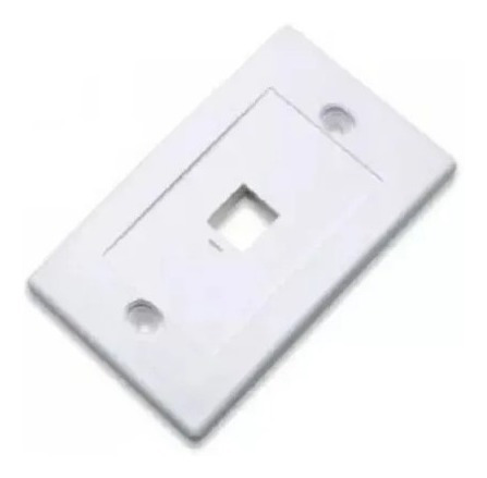 Caja Faceplace Lanpro 1 Unidad Pack 25