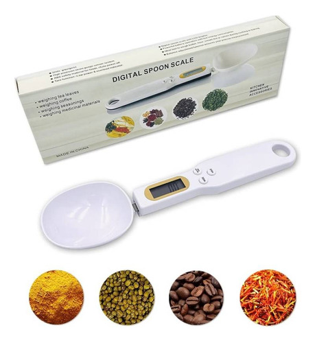 Balanza Tipo Cuchara Digital Lcd Gramera 0.1 A 500 G Cocina 