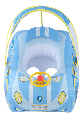 Flotador Inflable Para Alberca Con Forma De Coche Para Bebés