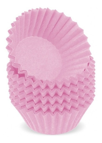 Imagem 1 de 1 de Forminha Gourmet Docinho Brigadeiro N°4 Rosa 85 Unid.