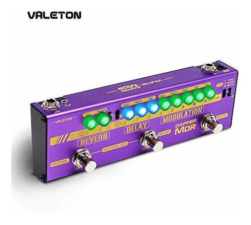 Profesional Djs Valeton Pedal Guitarra Multiefecto