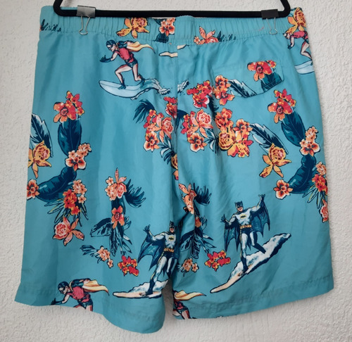 Bermuda Hawaiana Batman Y Robin Hombre Talla Xxl (Usado)
