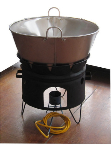 Cazo Para Carnitas 80 Cms Base,quemador,pala Y Colador (Usado)