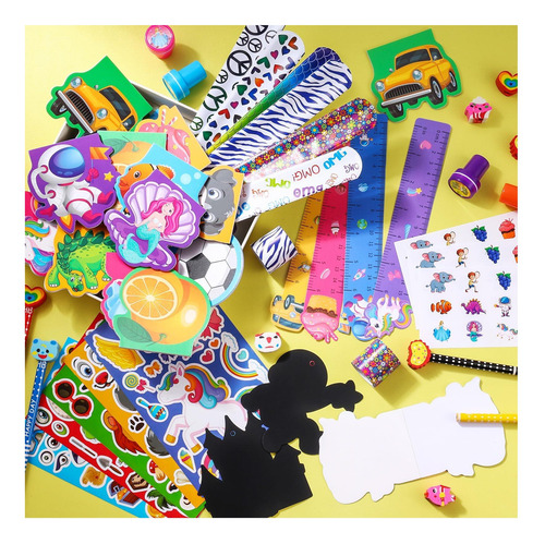Benlouis 240pcs Favors De Parta De Niños Sets Stampers Bulla