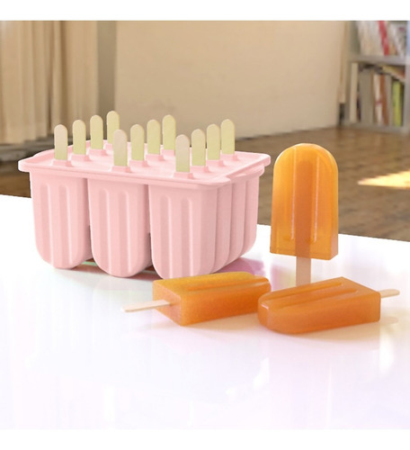 Molde De Silicona Helado Helado Paletas Maker 12 Cavities Ly