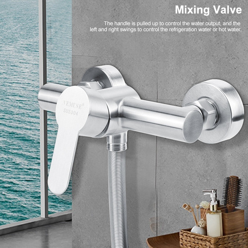 Grifo De Ducha De Acero Inoxidable Baño Mezclador Ducha Cali