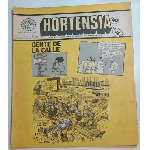 Revista Hortensia 90 - Julio De 1976 - Año Iv